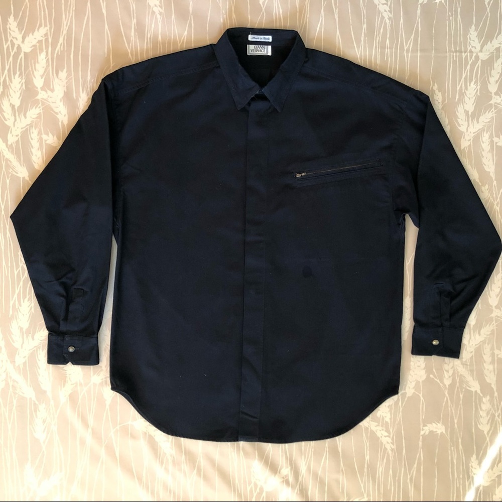 Gianni Versace Couture Long Sleeve Cotton Overshirt